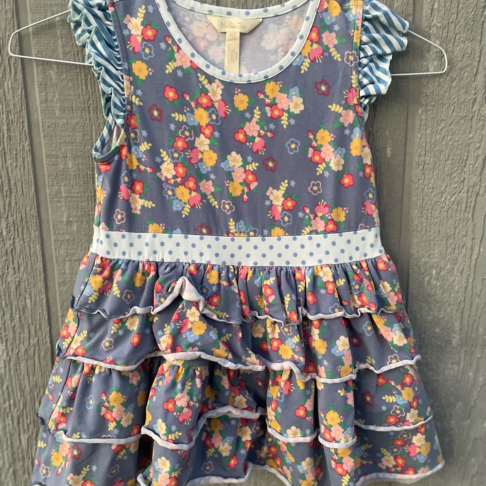 Matilda Jane floral tunic top sz 10